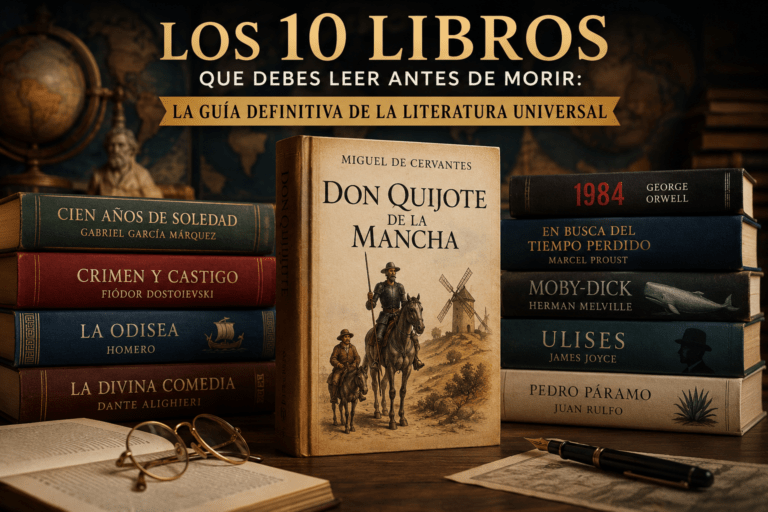 Los 10 libros que debes leer antes de morir