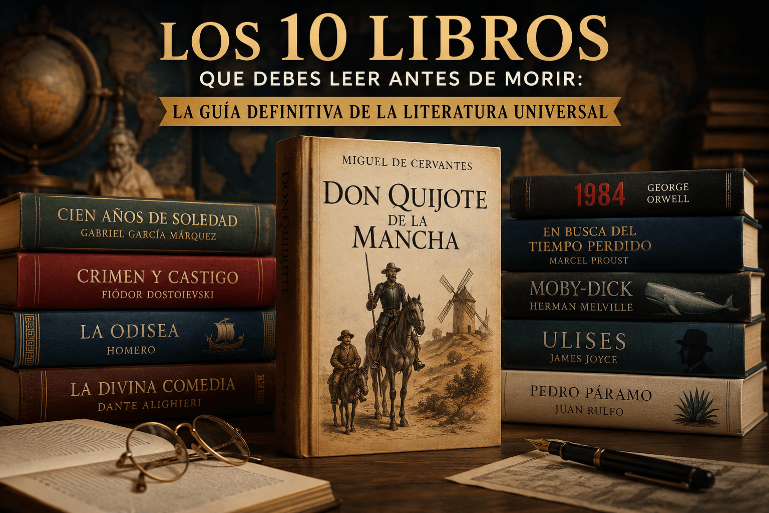 Los 10 libros que debes leer antes de morir
