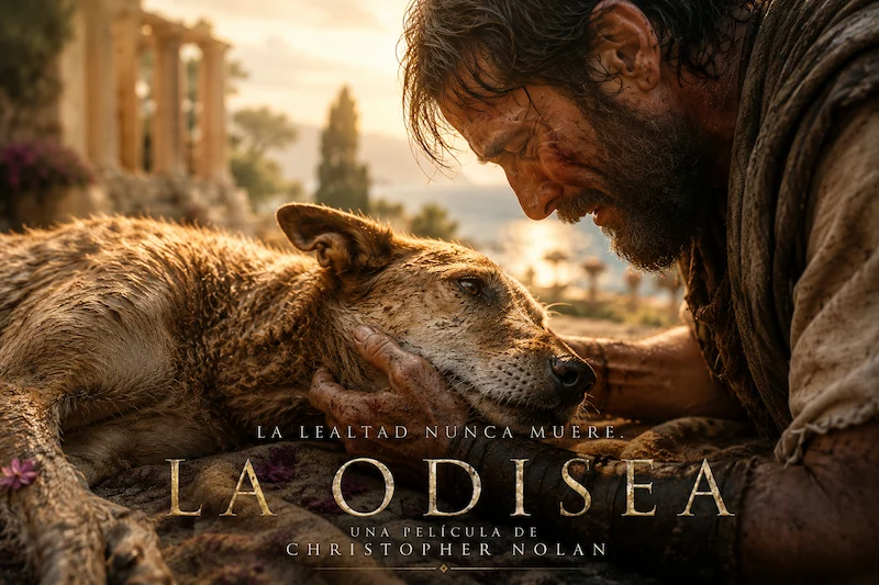 Argos el perro de la pelicula La Odisea