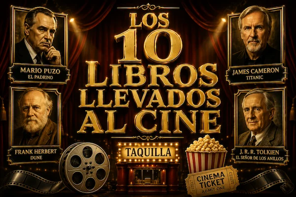 Los 10 Libros llevados al cine