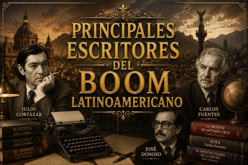 Principales escritores del Boom Latinoamericano
