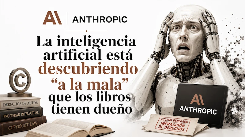 demanda millonaria - anthropic - la inteligencia aprende a la mala los derechos de autor