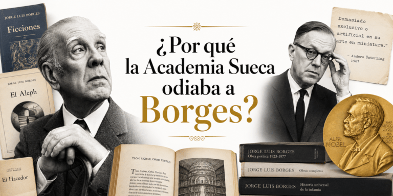 Borges porque lo odeaba la academia Sueca
