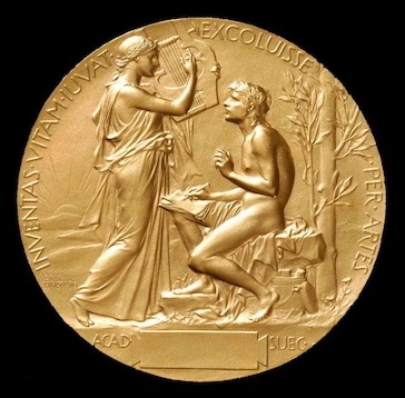 Medalla premio nobel de literatura