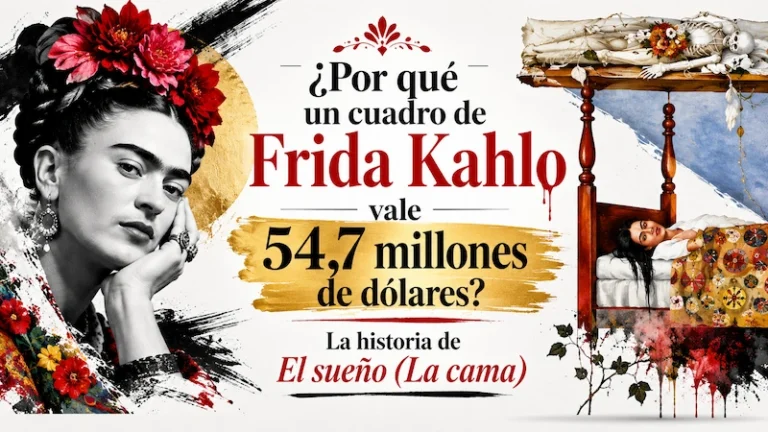 Frida Kahlo, pintura la cama