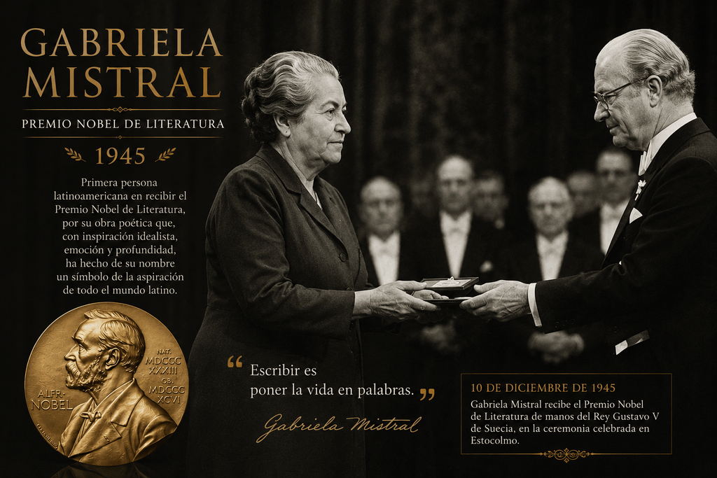 Gabriela Mistral premio novel de literatura