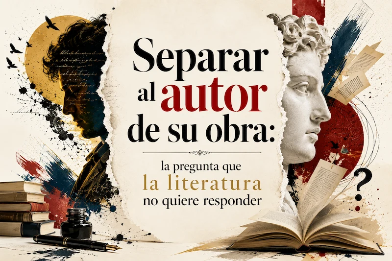 Separar al autor de su obra, puede influir la vida personal en su obra
