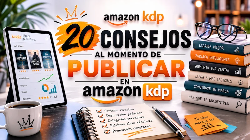20 consejos antes de publicar en amazon kdp