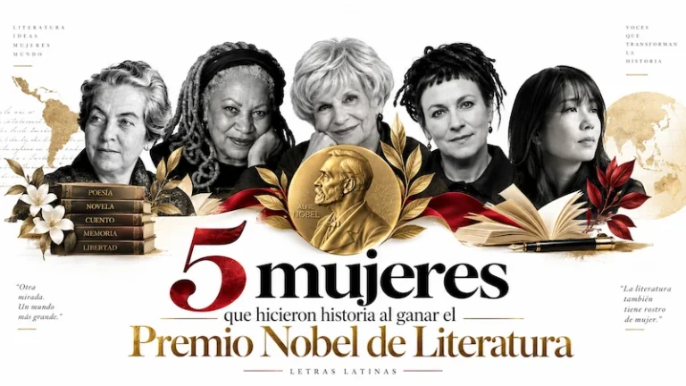 Cinco mujeres ganaron el premio nobel de literatura