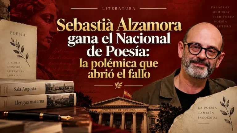 Sebastià Alzamora gana el Nacional de Poesía