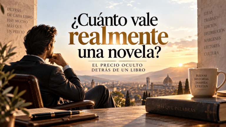 Cuanto vale realmente escribir una novela - libro