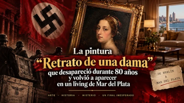 La pintura "Retrato de una dama"