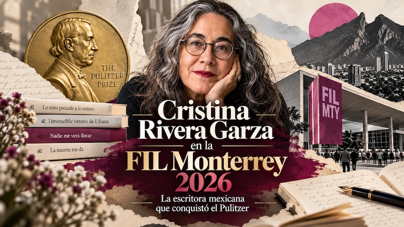 Cristina Rivera Garza en la FIL Monterrey 2026