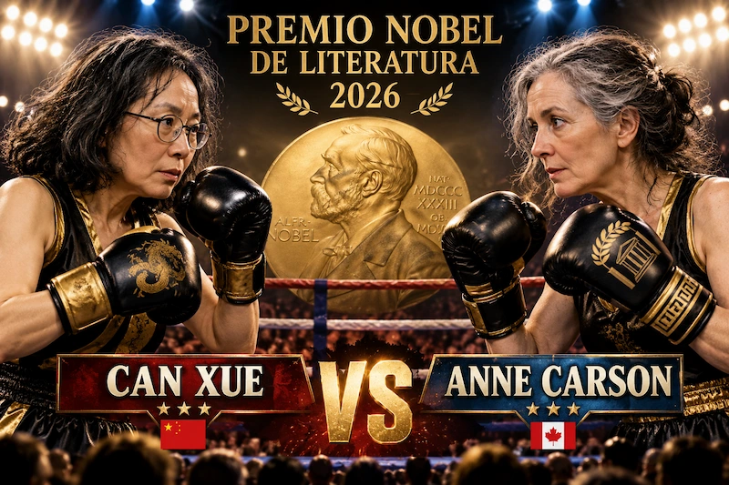 Can Xue vs Anne Carson - finalistas y posibles ganadoras del premio Nobel de Literatura